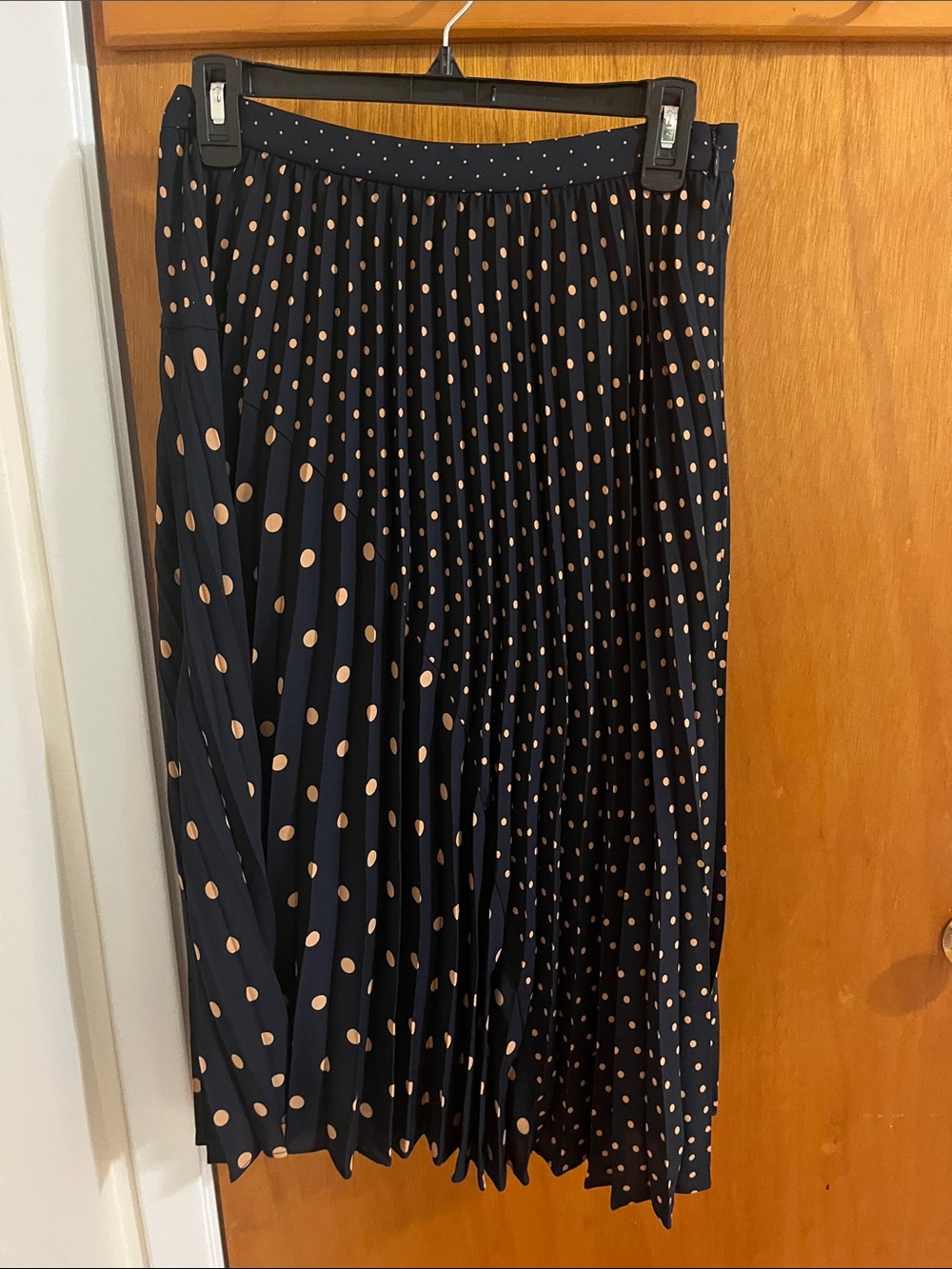 Polka-dot Banana Republic Pleated Skirt - NWT